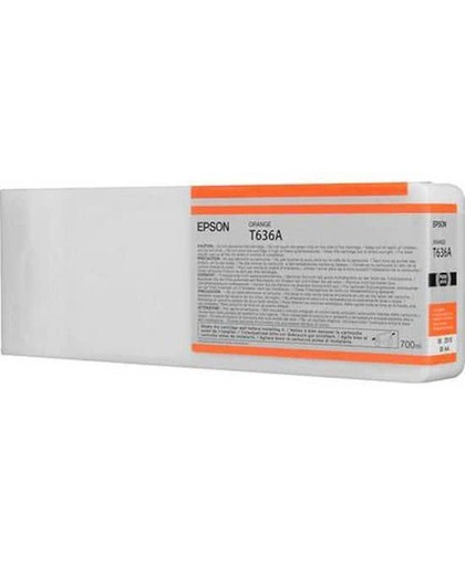 Epson inktpatroon Orange T636A00 UltraChrome HDR 700 ml inktcartridge