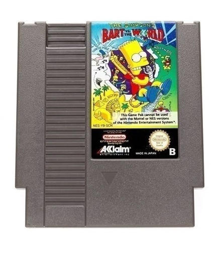 Simpsons: Bart vs. the World - Nintendo [NES] Game [PAL]