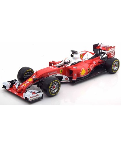 Ferrari SF16-H 2016 S.Vettel 1-18 Burago Special Edition voor Italia ( zwarte Doos )
