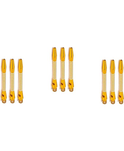 3 Sets - Abbey Darts Shafts Aluminium - Goud - medium - darts shafts