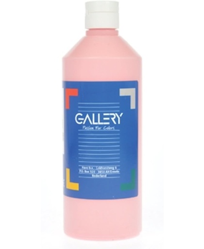 Gallery plakkaatverf flacon van 500 ml roze
