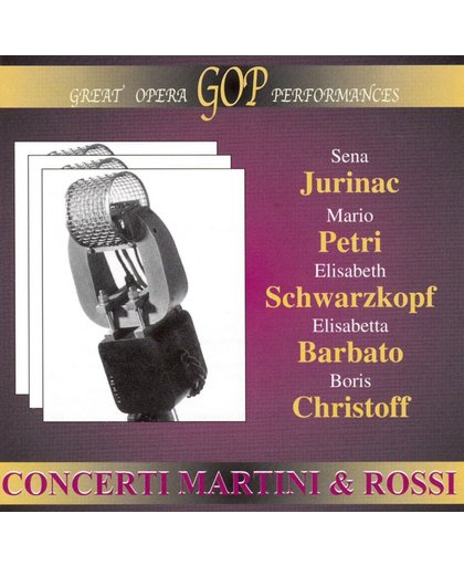 Concerti Martini & Rossi (1952/1953/1954)
