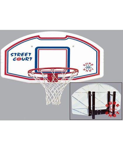 SureShot Bronx basketbalbord - inc. Net - inc. Muursteun