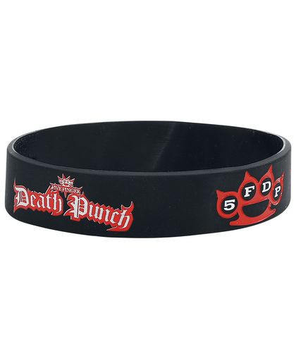 Five Finger Death Punch Logo Polsbandje zwart