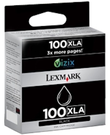 Lexmark 100XL Black High Yield Return Program Ink Cartridge Zwart inktcartridge