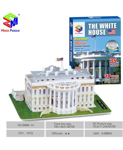 3D Puzzel Witte Huis Amerika White House America