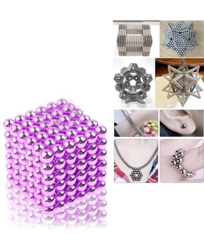 Buckyballs Magnetic Balls / Magic Puzzle Magnet Balls (216 pcs Magnet Balls Included), Paars