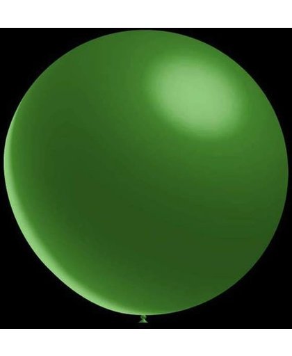 Metallic decoratieballonnen donker groen 26 cm professionele kwaliteit 100 stuks mega voordeel pak