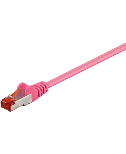 DSIT Netwerkkabel Cat6 SSTP/PIMF 30m roze