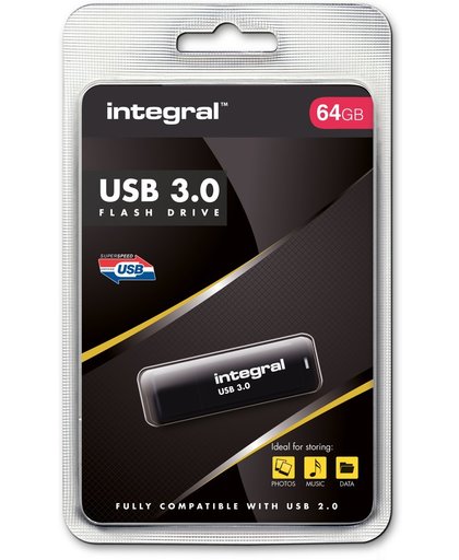 Integral Noir - USB-stick - 64 GB