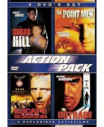 Action Pack: Sugar Hill ,The Point Men ,Escape from Sobibor, Outrage