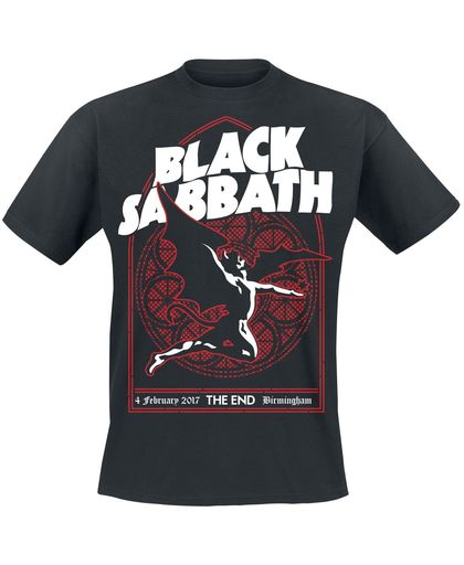 Black Sabbath The End Church Window T-shirt zwart