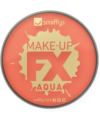 Smiffys Orange Make-Up FX, Aqua Fa