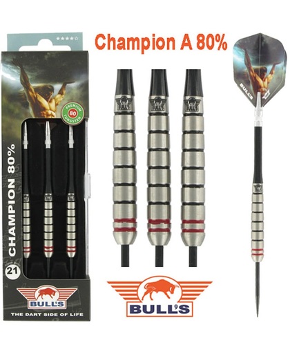 BULL'S Champion A 80% Dartpijlen - 23 gram