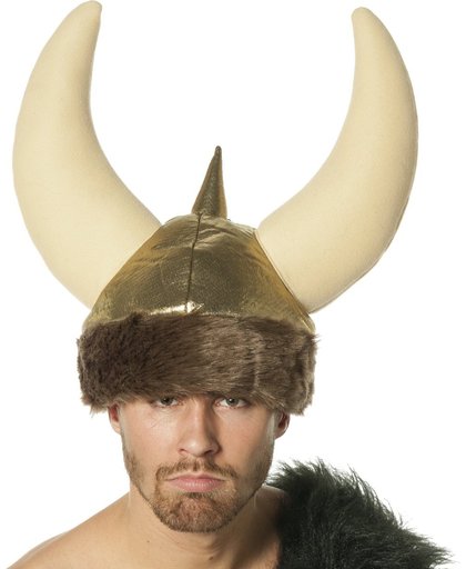Vikinghoed met horens