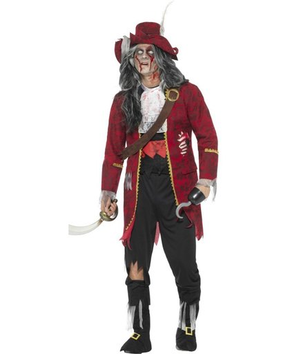 Deluxe Zombie Piraten Kapitein kostuum - Halloween verkleedkleding - Medium