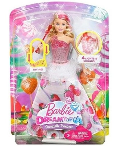 Barbie prinses pop met licht en geluid - Barbiepop