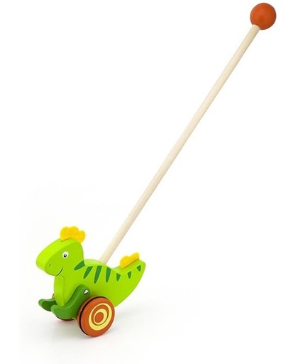 Viga Toys Houten Duwstok: Dino