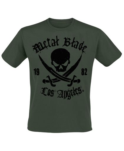 Metal Blade Pirate Logo T-shirt groen