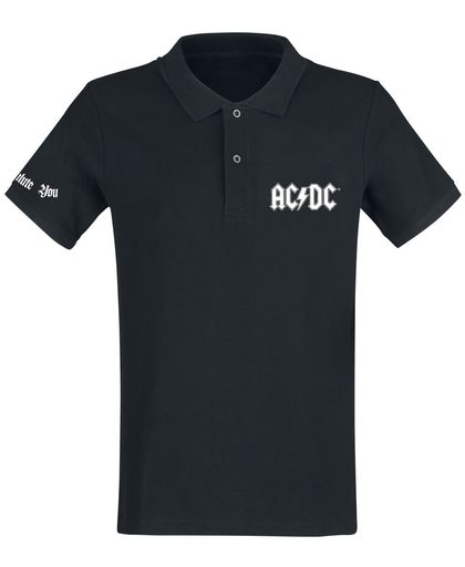 AC/DC We Salute You Poloshirt zwart