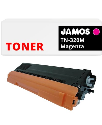 JAMOS - Tonercartridge / Alternatief voor de Brother TN-320M Magenta