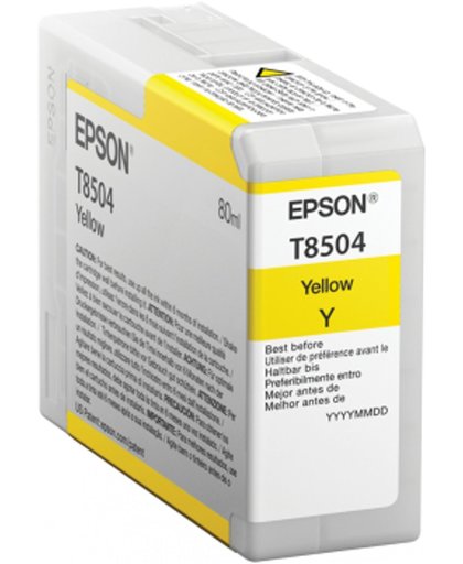Epson T850400 inktcartridge Geel 80 ml