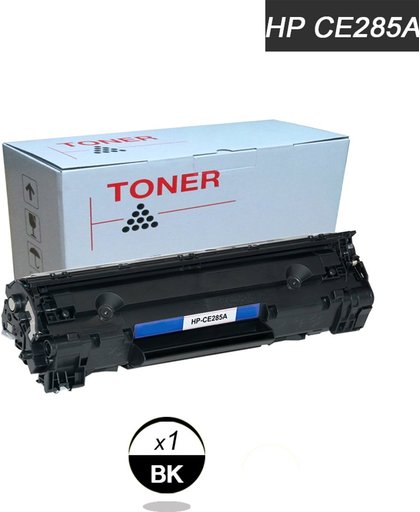 Merkloos - Tonercartridge / Alternatief voor de HP 85A (CE285A) Compatible Toner Zwart