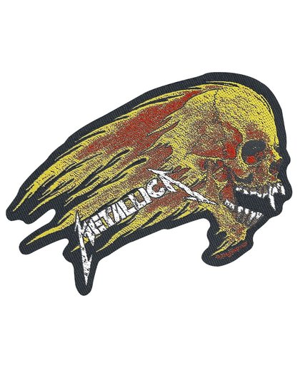 Metallica Flaming Skull Embleem meerkleurig