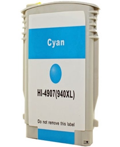 Toners-kopen.nl HP-940XL C4907AE cyaan  alternatief - compatible inkt cartridge voor Hp 940Xl cyan