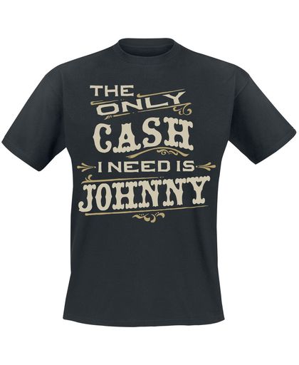 Cash, Johnny The Only Cash T-shirt zwart