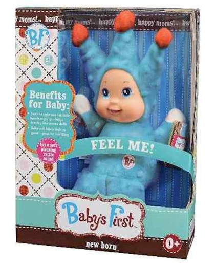 Baby's First knuffelpop - new born speeltje - grijpspeelgoed