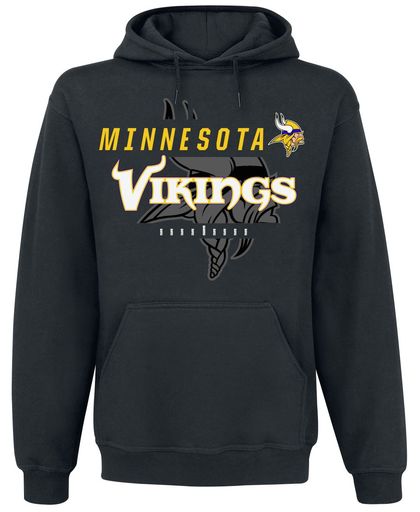 NFL Minnesota Vikings Trui met capuchon zwart