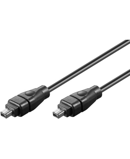 Cablexpert FireWire 400 kabel - 4-pins - 4-pins / zwart - 3 meter