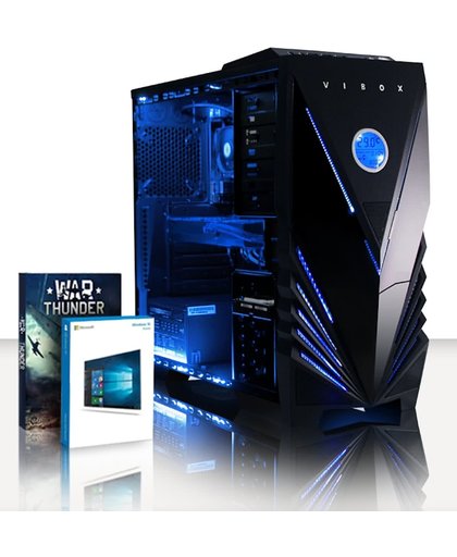 Venus 17 Game PC - 4.2GHz AMD FX CPU 8-Core, RX 460 GPU, Gaming Desktop PC met Game Waardebon, Windows 10 OS, Levenslang Garantie (FX Acht 8-core Processor, AMD Radeon RX 460 Videokaart, 8 GB RAM, 1 TB Harde Schijf)
