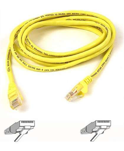Belkin A3L980B50CM - UTP Patch kabel - Cat.6 / 50 centimeter / Geel