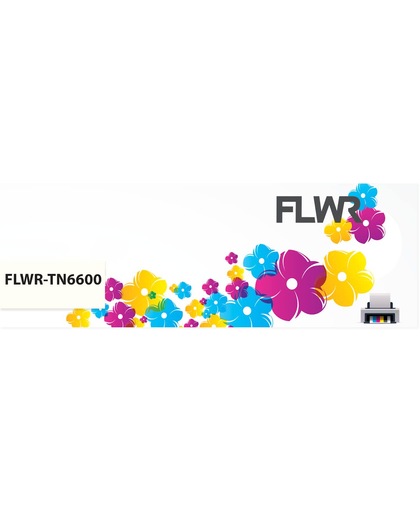 FLWR Brother TN-6600 Toner Zwart
