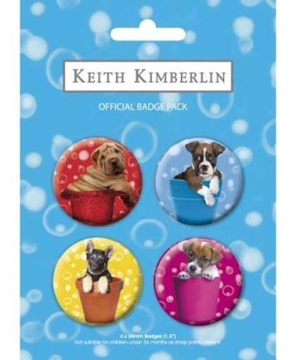 Keith Kimberlin Buttons - Dogs official Badge Pack