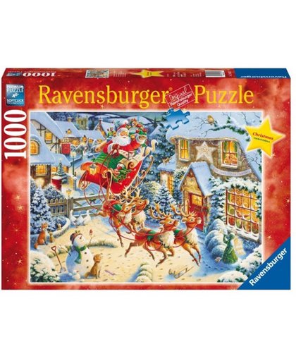 Ravensburger Puzzel de Kerstman in Zijn Arreslee