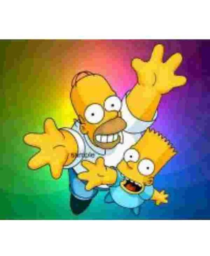 Bart + Homer Simpson  Muismat