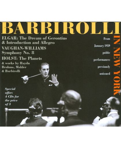 Barbirolli In Ny-1959 Concerts
