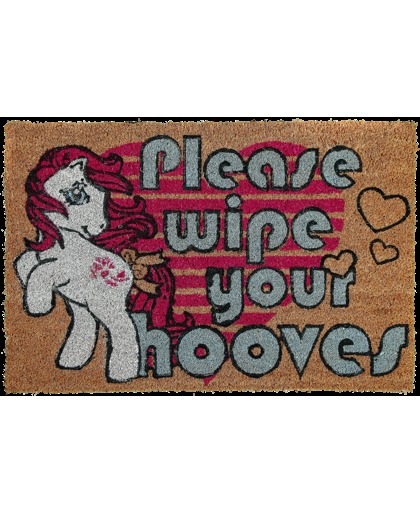 My Little Pony Please Wipe Your Hooves Deurmat meerkleurig