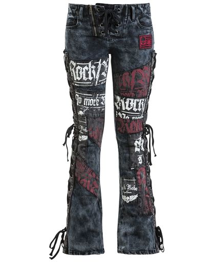 Rock Rebel by EMP Grace Girls jeans zwart