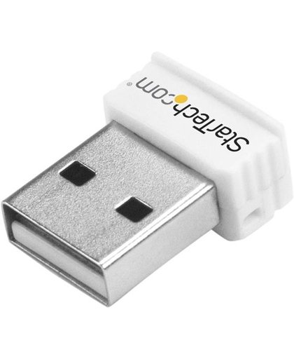 StarTech.com USB 150 Mbps Mini draadloze netwerkadapter 802.11n/g 1T1R USB wifi-adapter wit