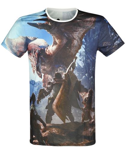 Monster Hunter World - Hunters T-shirt meerkleurig