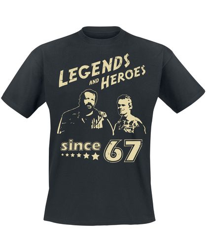 Terence Hill Legends And Heroes T-shirt zwart
