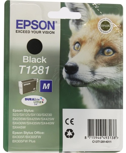 Epson T1281 inktcartridge Zwart 5,9 ml