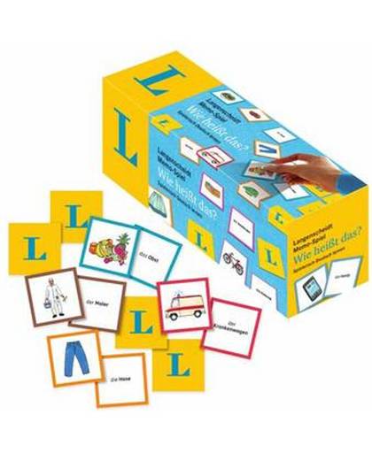 Langenscheidt Memo-Spiel ''Wie heißt das?'' - Memo-Spiel in einer Box mit 200 Karten und Spielanleitung