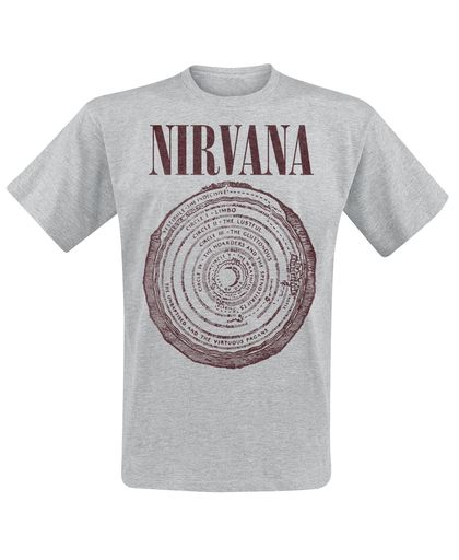 Nirvana Vestibule Circle T-shirt grijs