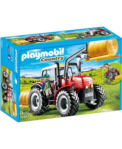 Playmobil Country: Grote Rode Tractor Met Werktuigen (6867)
