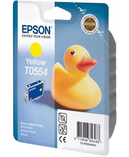 Epson T0554 inktcartridge Geel